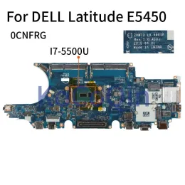 Moderkort för Dell Latitude E5450 i75500U Laptop Mainboard CN0CNFRG 0CNFRG ZAM70 LAA901P SR23V DDR3 Notbok Moderkort