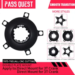 패스 퀘스트 디스크 클로 파워 장치 5 발톱 110/130BCD SRAM 압력판 크랭크 도로 자전거 자전거 라이딩