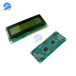 LCD1602 1602 Module Blue/Green/Grey Screen 16x2 Character LCD Display Module.1602 3.3V 5V Green Screen and White Code