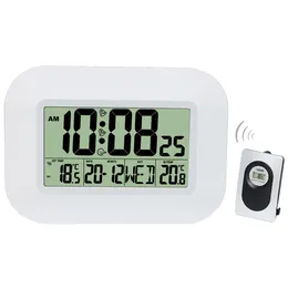 Grande numero LCD Digital Wall Clock Table Desktop Alarr