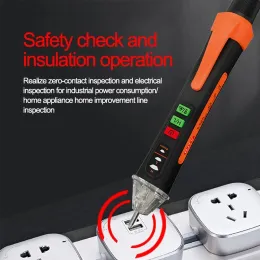 Voltage Tester Pen - Dual Range 48-1000V/12-1000V NCV Detector With Sound & Light Alarm - View #2