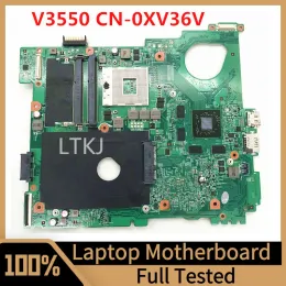 Motherboard CN0XV36V 0xv36v XV36V Mainboard für Dell Vostro 3550 V3550 Laptop Motherboard HM67 2160810005 100% Voll getestet funktionieren gut funktionieren