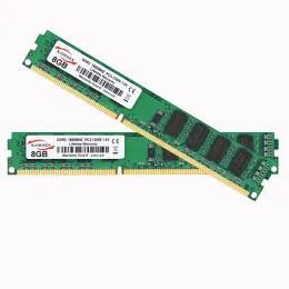 RAMS DDR3 Memória de mesa de 8 GB 1066 1333 1600 MHz PC3 8500 10600 12800U DDR3 240PIN 1.5V Memória de memória UDimm