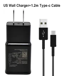 USB Fast Charger لـ S8 9V 2A محول سدادات الجدار السفر الكامل 2 أ شحنة المنزل مع النوع C Black Cable 2 في 18691748