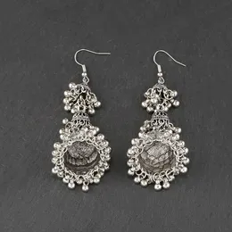 インディアンジュエリー女性レトロジプシーボリウッド酸化Jhumka Jhumki Long Dangle Earrings Hangers Boho Ethnic Wedding Jewelr