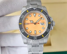 2024 DIW Mens Watch Niestandardowy podwodność z włóknem węglowym Szwajcarska super świetlista koralika 904L ze stalą 3135 rozmiar 40 mm