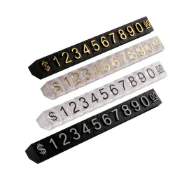 9x6mm litet nummer pris display USD dollar prissättning kub för smycken nummer siffra prislapp kub