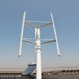 Flty 1KW 2 кВт 3 кВт 5 кВт 10 кВт Вертикальная ось ветряная турбина для домашнего ветряного генератора 48 В 96 В 120 В 220 В 3 фазы 50 Гц 3 лезвия без шума