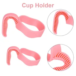 20/30 onças de copo de água caneca manual Holder Drinkware Cup Holding Plástico Handle Handle Hand Droder Handled Handdina Bolsa