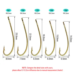 ICERIO 100PCS Long Shank Curved Nymphs Fly Hook Terrestrial Dry Fly Stimulator Flies Stonefly Barbed Hooks