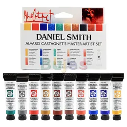 Conjunto de itens essenciais para aquarela Daniel Smith, série de cores base ds6, cor 5ml de primatak, para aluno e adulto, brilhante e colorido