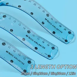 Mg 30/20/15 cm Soft Ruler Triangle Ruler Straight Strumenti di disegno fai -da -te Strumenti per uffici scolastici studente