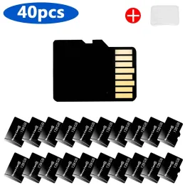 카드 40 PC/로트 오리지널 클래스 10 미니 SD TF 카드 16GB 32GB 64GB SD 메모리 카드 무료 로고 전화/PC/카메라 비즈니스 선물