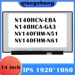 Screen 14'' IPS Laptop LCD Screen N140HCAGA3 N140HCNEBA NV140FHMN51 NV140FHMN61 72% NTSC FHD 1920x1080 EDP 30Pins Display Matrix