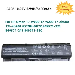 Batteries 10.95V 5600mAh PA06 Laptop Battery For HP Omen 17w000 17w200 17ab000 17tab200 HSTNNDB7K 849571221 849571241 849911850