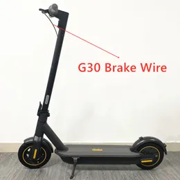 セグウェイによるナインボット用のオリジナルブレーキワイヤーセットMax G30キックスクーターエレクトリックスクータースケートボードブレーキラインアクセサリーMAX G30LP