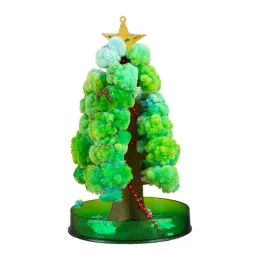 Новизное дерево Практическое бумажное дерево DIY Crystal Grower Kit Kit Новизные игрушки бумажные дерево привлекательно для сада