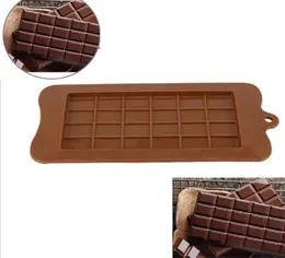 24 GRID DIY Square Chocolate Mold Silicone Dessert Block Molds Bar Block Ice Silicone Cake Candy Sugar Baking Moulds2884105