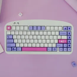 Tastaturen 135 Tasten GMK Tuzi -Schlüsselkaps English XDA Profil PBT Farbstoff Sublimation Mechanische Tastatur -Tastatur für MX -Switch mit 1,75U -Schalt