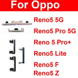 أزرار جانبية لزيادة حجم الطاقة لـ Oppo Reno 5 Pro Plus 5 Lite 5F 5Z 4G 5G ON OFF VOLUTY TOUR DOWN DOWN SWITCH