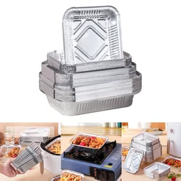 30pcs BBQ Aluminium Folia Smar kroplówka Air Air Fryer Non-Stick Paring Basket Recyclable Grill Catch Catch Tray Kitchen Narzędzie