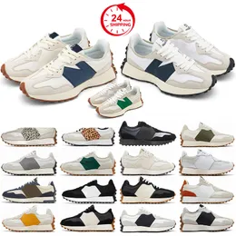 New 327 designer running shoes men women 327s Sea Salt vintage beige brown suede grey blue black white men trainers sports sneaker