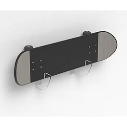 Clear Acryl Skateboard Wall Mount Rack Display Stand Longboard Deck Skate Stand Skateboards Skateboard Wall Holder