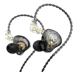 Słuchawki słuchawki MT1 Dynamic HiFi In Earphone DJ Monitor Earbud Sport Hałas Anulujący zestaw słuchawkowy KZ EDX ZSTX ZSN PRO M10 T9613812