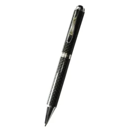 Pens Acmecn Design Original Metal Heavy Pen com fibra de carbono de alta qualidade de alta qualidade Luxo de luxo de escrita de caneta esferográfica