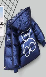 Mantel Kinder -Jacken für Jungen 2021 Winter Fashion Kapuze Dicke weiße Entenmäntel Kinder 26 Jahre Parkas Outerwear9729748