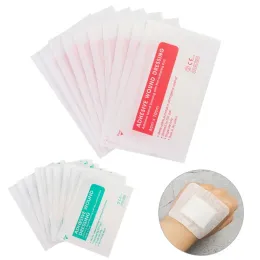 10 pezzi da 10 pezzi traspilabili aderente aderente a fascia di bandage di ampio kit di pronto soccorso della ferita per ferita per la ferita 6x10cm 6x10cm