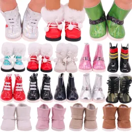 7cm Boots Doll Shoes Shoes Clothes Acessórios para 43 cm de boneca nascida, menina de 18 polegadas American, nossa geração, brinquedos para meninas, presente