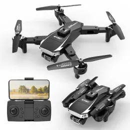 Drohnen JS18 Drohnen intelligente Hindernisvermeidung 4K HD Dual Camera Luftstream Quadcopter Fernbedienung Flugzeuge