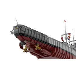 MOC-84840 Военный линкор бисмарк-авианосец эсминец серия Warship серия DIY Модель строительного блока Рождества дети 9544PCS