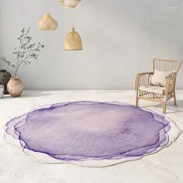 Carpets Round Living Room Bedroom Carpet Irregular China-Chic Ink Chinese Style Sofa Tea Table Bed Blanket Ring Velvet Mat