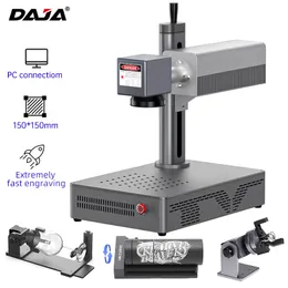 Daja Ultraviolet Laser Marking Machine Industrial CNC Laser Graver för alla material Glas Silikon Metallplastläder