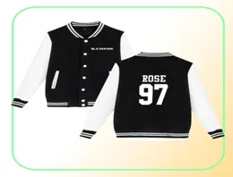 K Pop Kpop Kpop Blackpink Album Women Hoodies Sweatshirts Jisoo Jennie Rose Lisa Langarm Fleece Baseball Uniform Jacke Men1335811