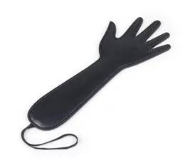 BDSM Handform Whip Slapping Paddel Leather Flogger för sexuell spel Ny design Spanking Sex Toy BDSM Punish Slave Training EQ8911531