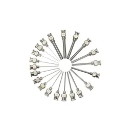 12pcs 12pk 1 inç 25mm 8g ila 30g paslanmaz çelik şırınga dağıtıcı dağıtıcı tutkal iğneler künt metal