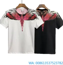 고품질 면화 T 셔츠 여름, Marce European American Short-Sleeved 티셔츠 패션 및 캐주얼 인쇄 MD204의 무료 운송