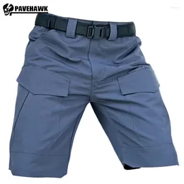 Shorts masculinos cargo de verão masculino lx5 ao ar livre resistente ao ar livre de desgaste tático Multi Pocket Calça do meio