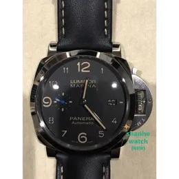 Masculino assistem mulheres de alta qualidade relógios de pulso masculino relógio mecânico de luxo de relógio automático Movimento suíço Tamanho de 44 mm Modelo de cinta de couro PAM01359 WBP7