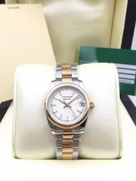 21 stylów mody damski zegarki automatyczny ruch mechaniczny 31 mm gładki projektant ramki Pasek ze stali nierdzewnej Kobieta Watch Party Birthday Prezent Lady