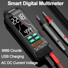 USB -Ladung Multimeter Digital 9999 Zählt AC DC -Stromspannung Multimetro Auto -Bereich True RMS NCV -Kapazität Ohm Temp Temperaturtester