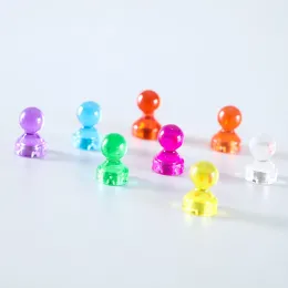 10 ~ 100 PCS Renkli Macentik Pushpins Beyaz Tahta Mıknatısları Mini Harita Mıknatıslar Güçlü Manyetik Buzdolabı Mıknatıs Ofis Malzemeleri
