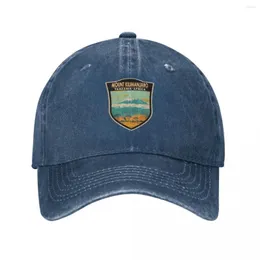 Bollkåpor Mount Kilimanjaro Tanzania Africa Badge Cowboy Hat Visor Rave Drop Mane Women's