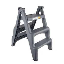 Portable Car Wash Stool: Home Beauty Multi-Step Ladder Thickened Multifunctional Folding Ladder Step Stool Dual Use