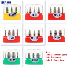 10st/pack tandtänder polering burs FG 1,6 mm tanddiamantpolermaskiner för polering av utjämning av tänderpolermaskiner TR -serien