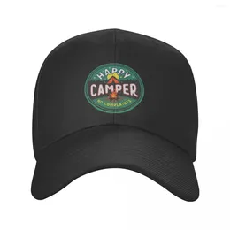 Bollmössor Personlig lycklig husbil Inga klagomål Baseball Cap Women Män Justerbart äventyr Camping Camp Dad Hat Sports Snapback Hattar