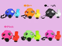 New Silicone Smoke Gas Mask Tubos Bongos Shisha Hookah Tubos de água FDA Silicone Scull Bong Bong Pipe Bong Silicone Plates Smoking PI4501805